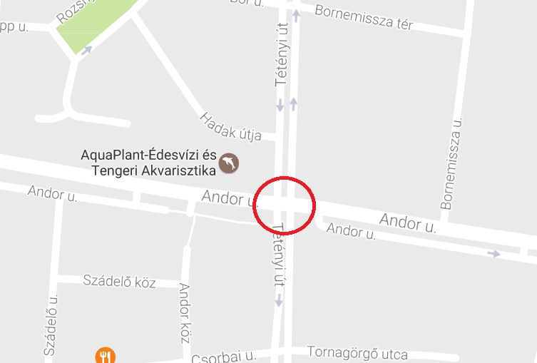 11. kerület, Tétényi út – Andor u. kereszteződése
