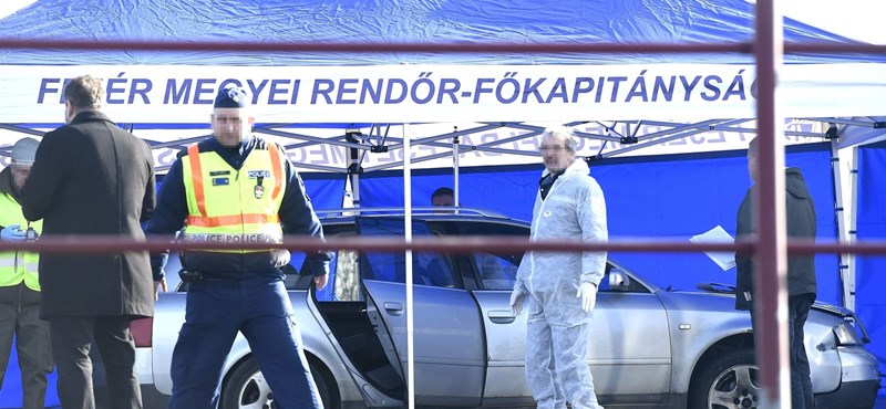 Fotók: helyszínelnek a rendőrök a benzinkútrabló hajnali öngyilkossága után