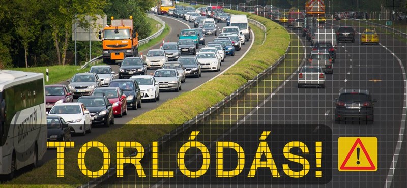 Egy baleset, öt kilométeres dugó az M7-esen