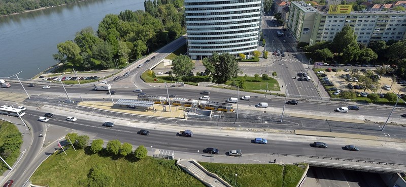 Tömegkarambol történt az Árpád hídnál