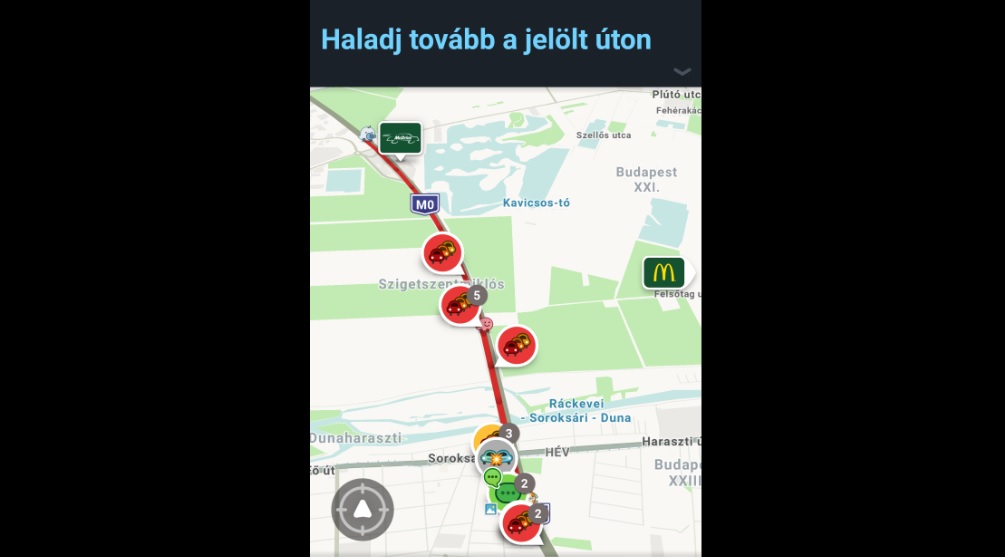 Baleset történt az M0-ás autóúton