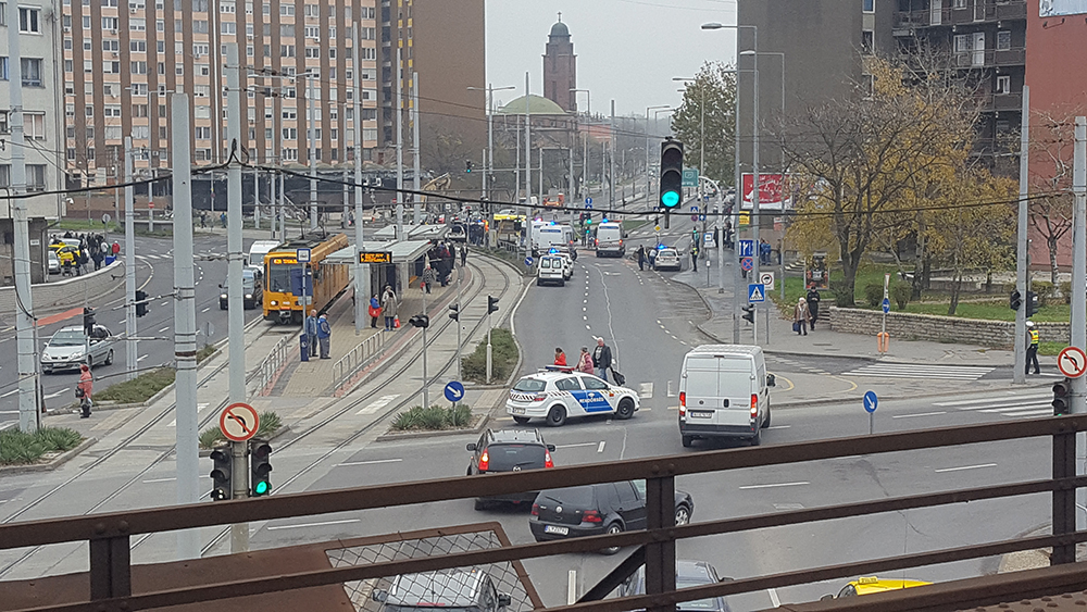 10 .kerület, Liget térnél, szemtanúk szerint elgázoltak egy gyalogost