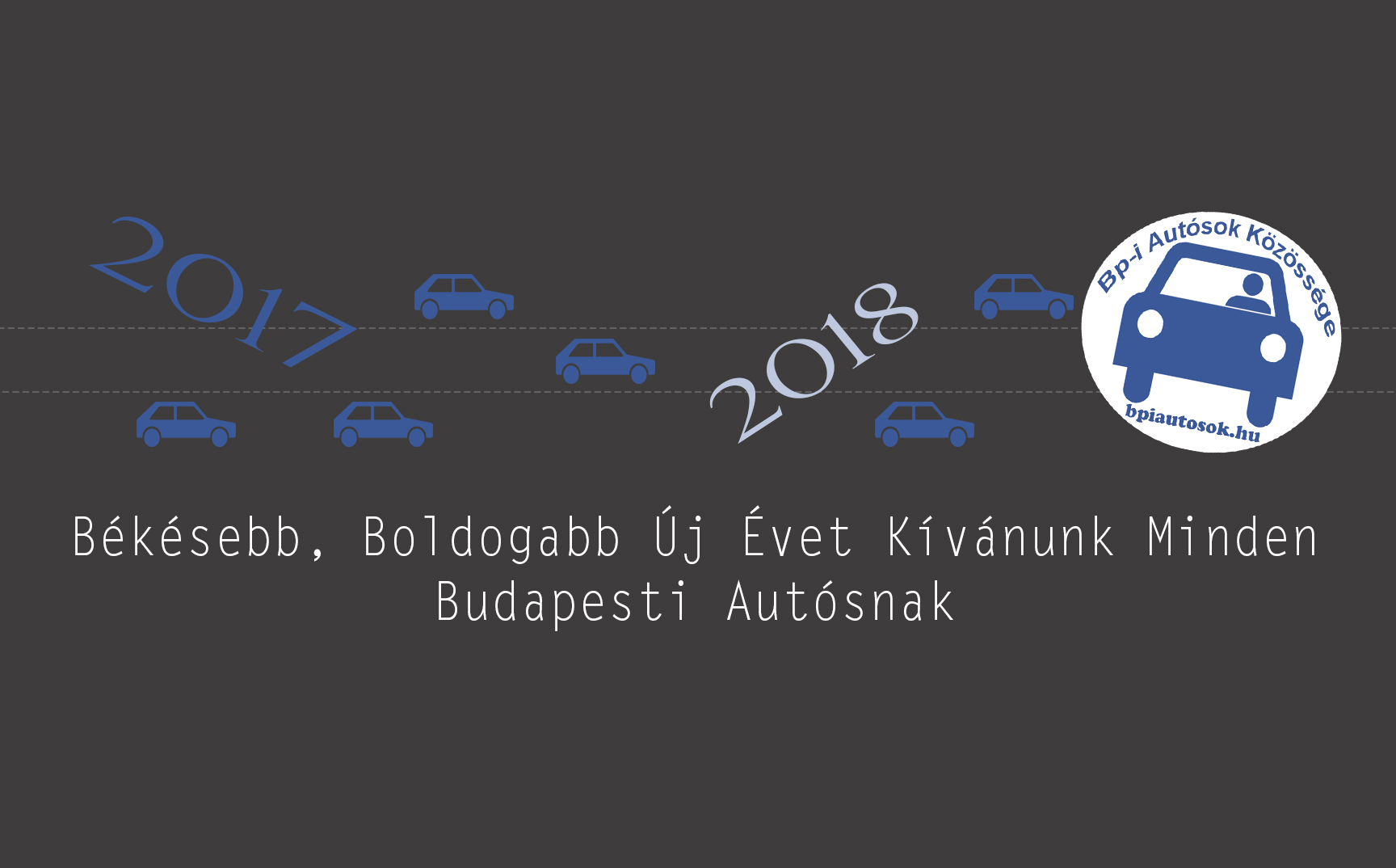 Élhetőbb, Nyugodtabb Új Évet Kívánunk Minden Bp-i Autósnak!
