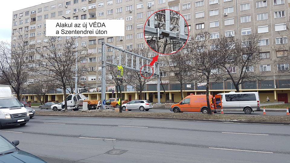 Talán megkezdték a Szentendrei úti VÉDA telepítését?