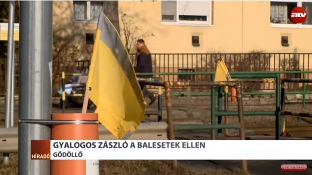 Remek ötlet pattant ki a gödöllőiek fejéből a zebrás gázolások ellen