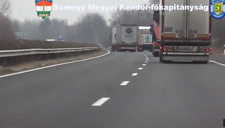 Folytatódtak az ellenőrzések az M7-es autópálya somogyi szakaszán