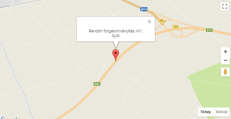 Baleset az M1-es autópályán