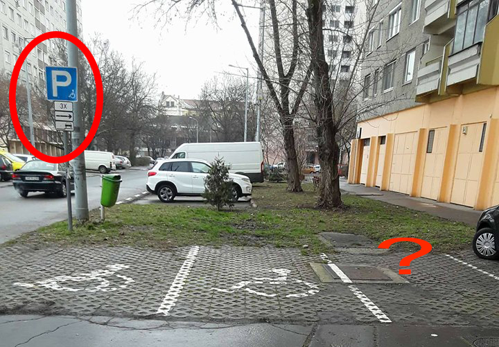 Így kell szívatósan mozgássérült helyszámot bővíteni!!!