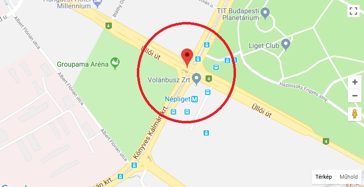 Felsővezeték-szakadás történt az Üllői út és a Könyves Kálmán körút kereszteződésében