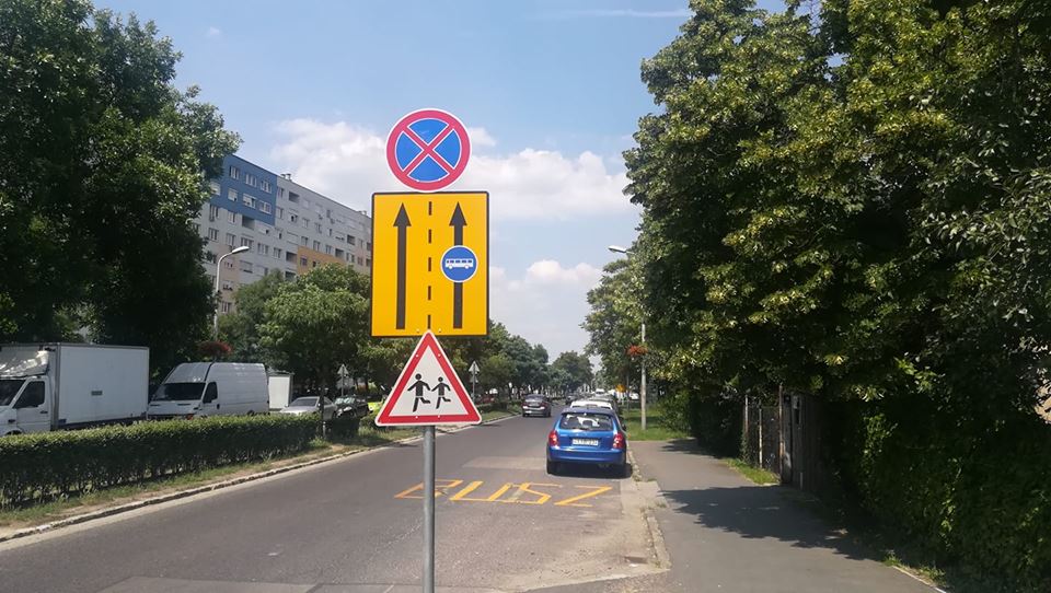 Figyeljetek oda a Tétényi út befelé vezető szakaszán