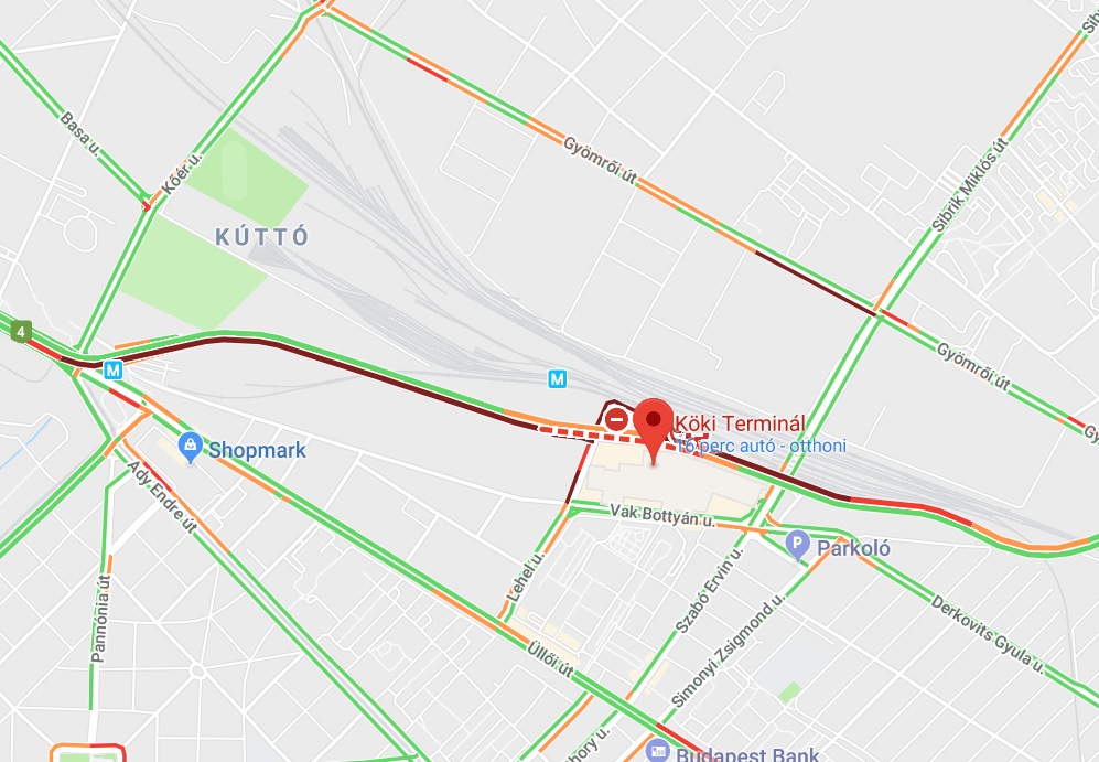 Lezárták a ferihegyi gyorsforgalmit baleset miatt