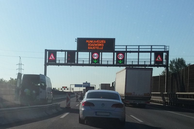 Két évig lesz forgalomkorlátozás az M0 déli szakaszán