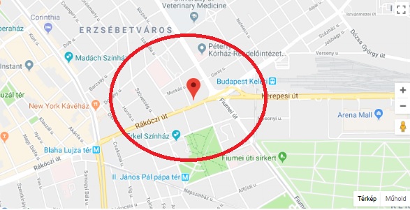 11 sérült, busz és egy autó ütközött tegnap a Rákóczi úton.
