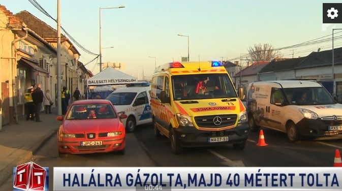 Videó – Elgázolt, majd több, mint 40 méteren keresztül sodort maga előtt egy férfit egy autós