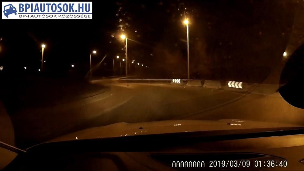VIDEÓ: Ezek az éjszakai körforgalmak…