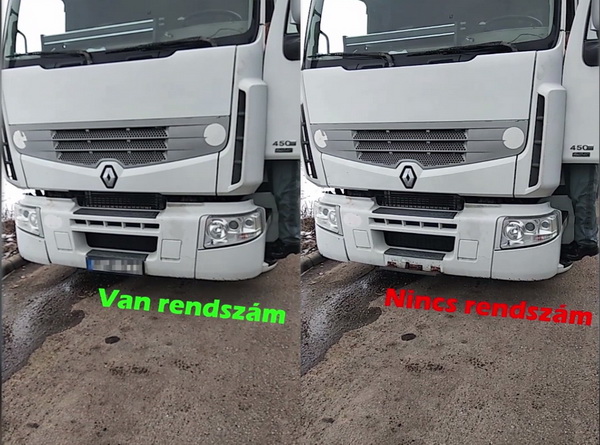 Videó – Így trükközött a magyar kamionos, aki nem akart útdíjat fizetni