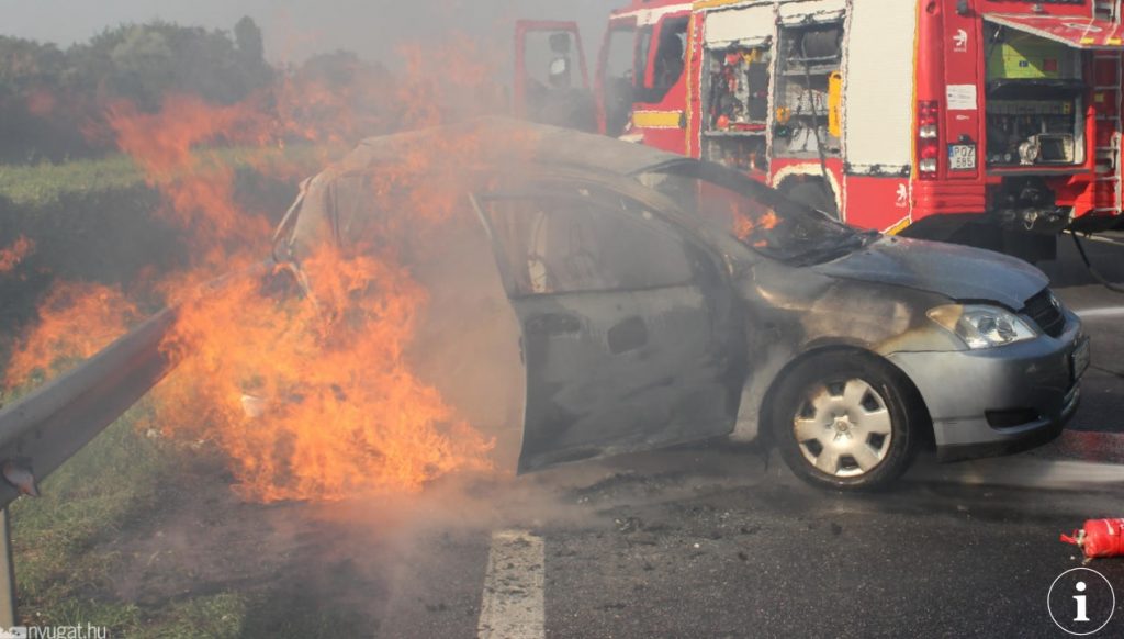 Videón a tegnapi, M7-esen történt tömegkarambol