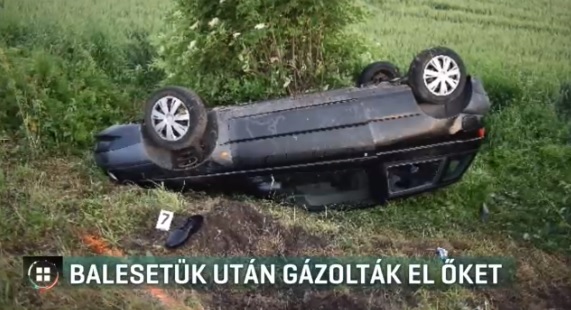 Videó – Tragédia: árokba hajtottak, túlélték, de utána elgázolták az utasokat