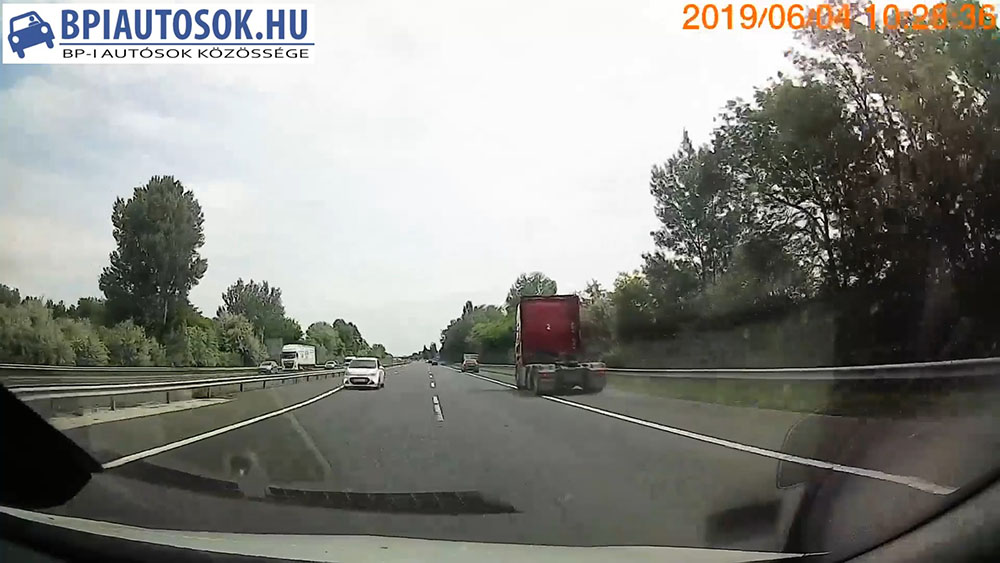 VIDEÓT kaptunk, a tegnap 120-szal szembe menő ámokfutóról