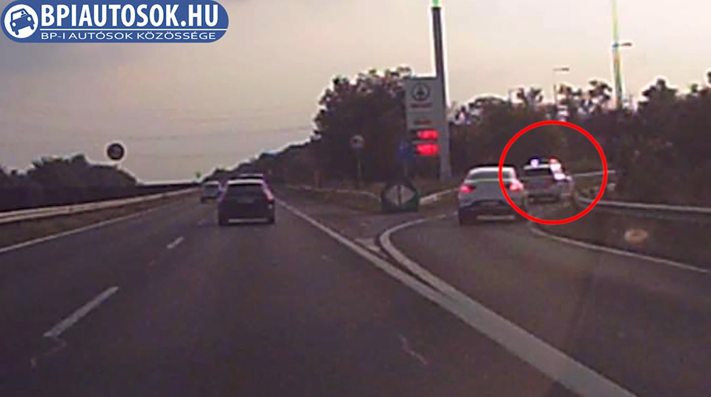 VIDEÓ: Hatalmas karma volt tegnap este az M7-esen