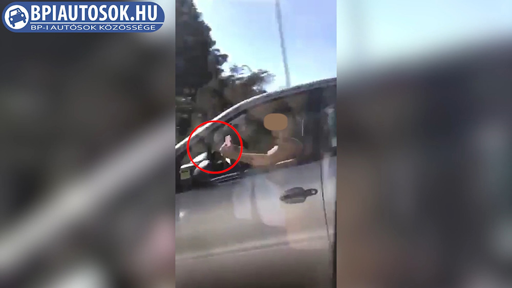 VIDEÓ: Perceken át szelfizgette magát vezetés közben
