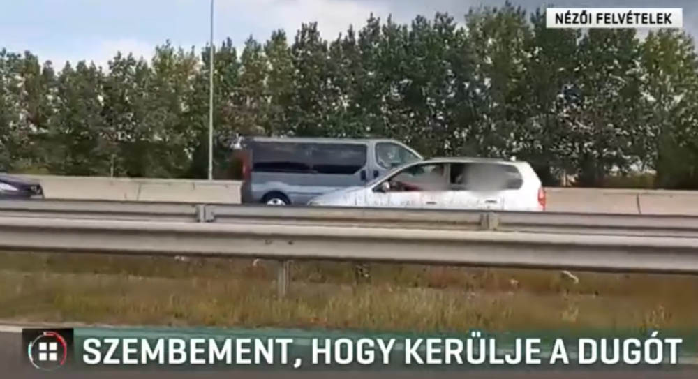 VIDEÓ: Kimaxolták az M5-ösön a dugóelkerülést