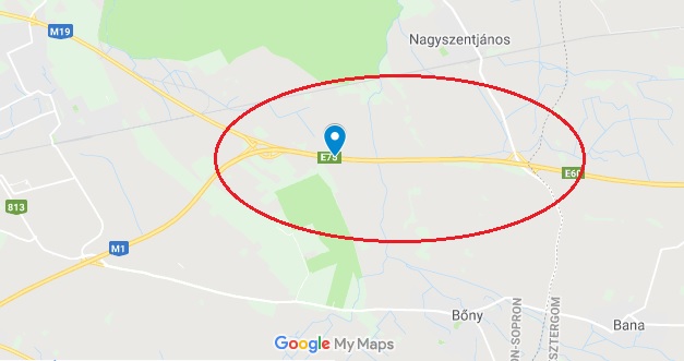 Négy autó ütközött az az M1-es autópálya Hegyeshalom felé vezető oldalán