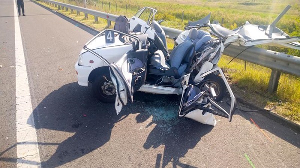 Fotókkal frissítve – Halálos kimenetelű baleset az M5-ös autópályán