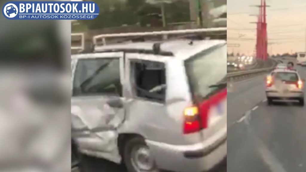 VIDEÓ: Olyan ronccsal ment haza a Rákóczi hídon, amivel két métert sem mennél