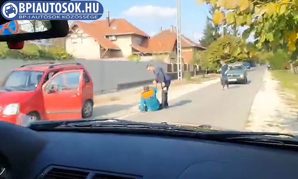 VIDEÓ: Totálrészegen akart autót vezetni a 18. kerületben. Megakadályozták!