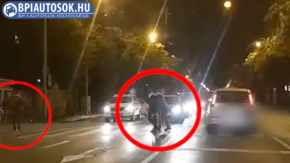 Respekt: Az autósok és két segítő járókelő is remekül vizsgázott a gyalogátkelőn