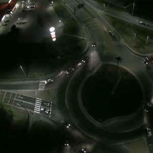 Látványos videón az érdi turbó körforgalom felülnézetből
