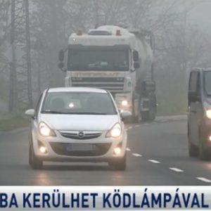 30 ezer forintra büntethetnek az indokolatlan ködlámpa használatért