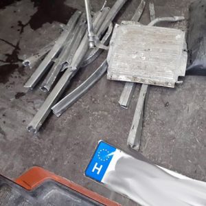 Olvasónk története: Alu létra esett le az M0-áson a kisteher platójáról