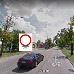 Benzinkút, amin napi több százan hajtanak fel szabálytalanul a gyorsforgalmira