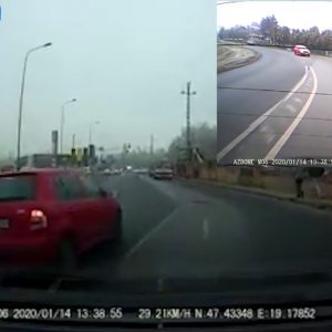 VIDEÓ: Mutatjuk az év legértelmetlenebb előzését, a 18. kerületben