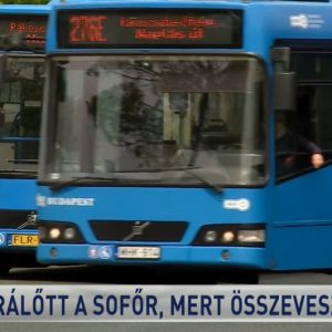 VIDEÓ: Lövéssel akart lerendezni egy vitát egy buszos Budapesten