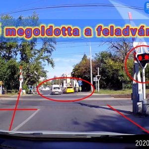 VIDEÓ: Egyedi módját választotta a HÉV átjárón történő átkelésnek a Maruti sofőrje