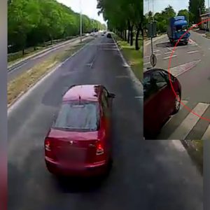 VIDEÓ: Pofátlankodott, nem engedték be, majd büntetőfékkel bosszulta meg