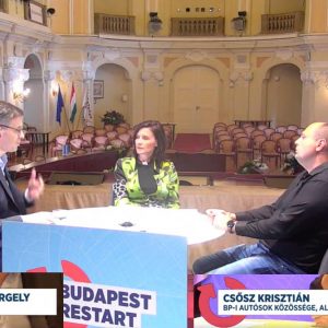 Karácsony Gergellyel beszélgettünk a Budapest Restart című élő műsorban