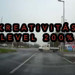 Videón a Szerémi út leglazább furgonosa. Ő nem megy át a piroson
