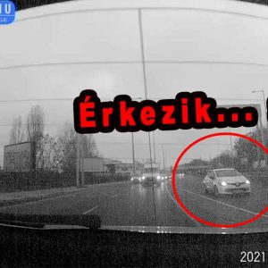 VIDEÓK: Beteg, amit művelt a Clio sofőrje a Budaörsi úton | Soha ne csalogasd le a gyalogost ilyen esetben