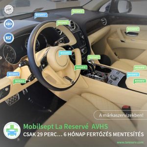 La Reservé AVHS tartós mikrobiális védelem a márkaszervizekben
