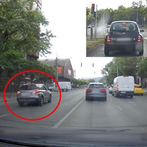 VIDEÓK: Valaki komolyat „japánkodott” egy Suzukival a 13-ban / Vágány helyett vagánynak nézte az utcát az audis