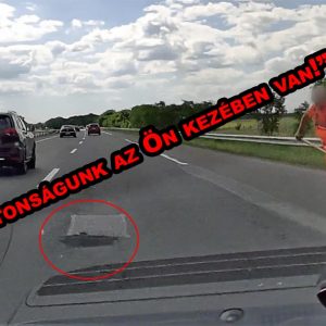VIDEÓ: Nem elég nekünk vigyázni! A Magyar Közút egyes dolgozói is tehetnének többet a biztonságért