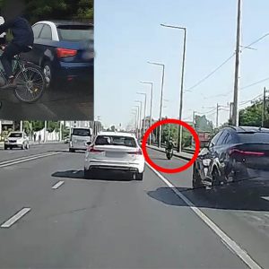 VIDEÓ: A soroksári úti rém, az M0-son tolató szerencsétlen és a szerencsés bringás
