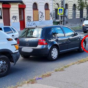 Elborult az agya és betörte a hátsó szélvédőt. Olvasónk tanúja volt az esetnek