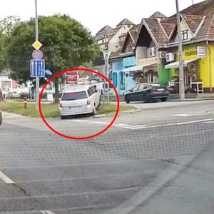VIDEÓ: Ezúttal padkára felugratás történt, nyáron pedig ugyanitt baleset
