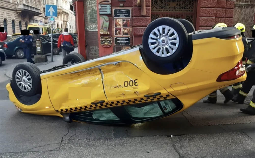A Madách színház színésze elé hajtott egy taxis a Terézvárosban