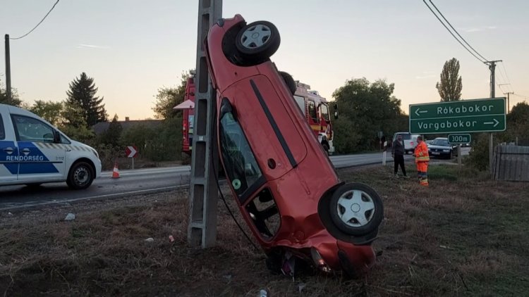 Így ért véget egy baleset Vargabokornál